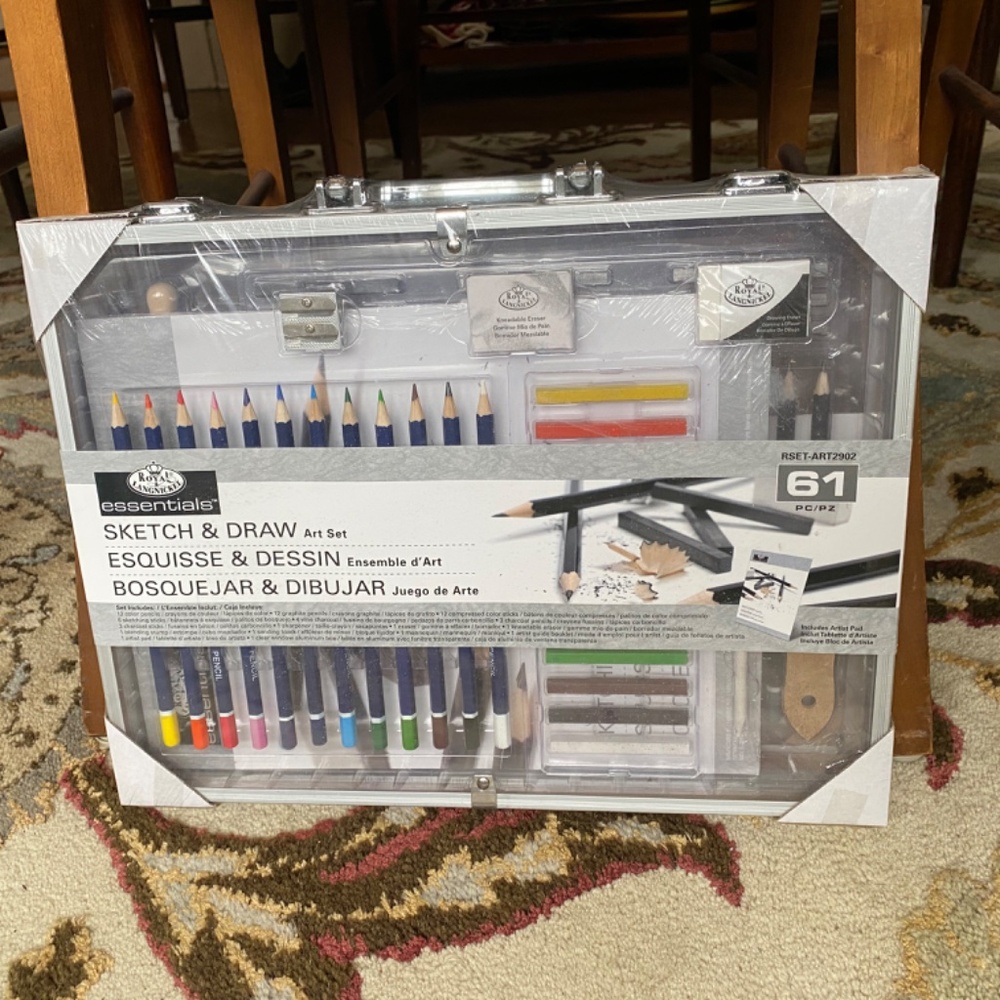 Royal & Langnickel Sketch & Draw Art Set - 61pc